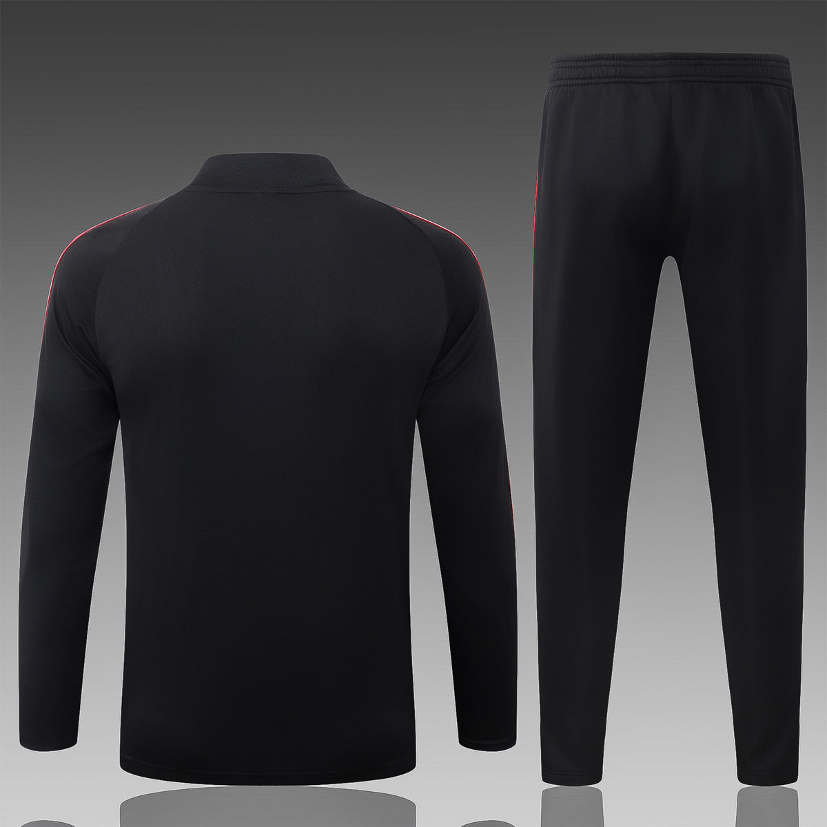 2026-27 Manchester United Black Half Zip Training Suit Adults Or Children