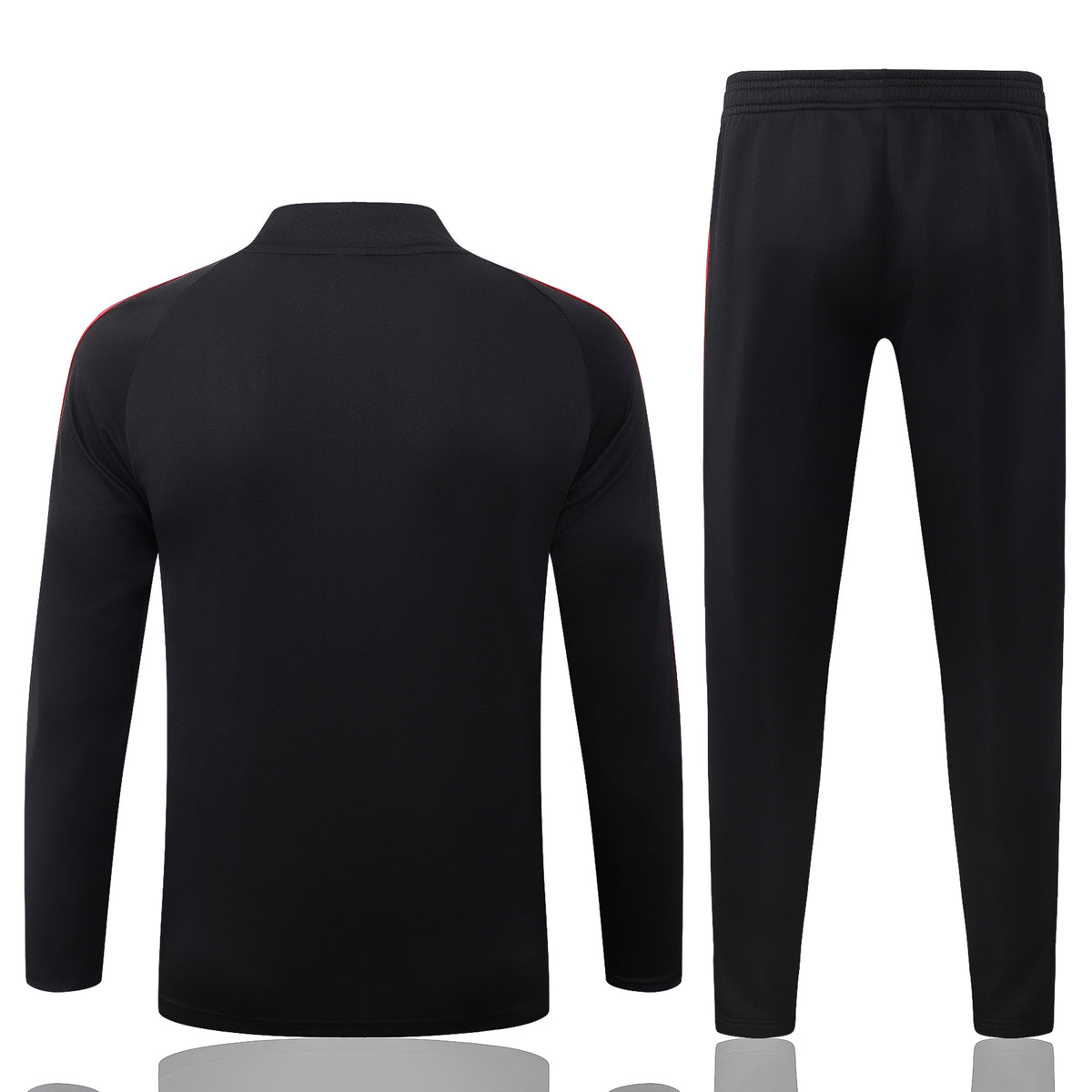 2026-27 Manchester United Black Half Zip Training Suit Adults Or Children
