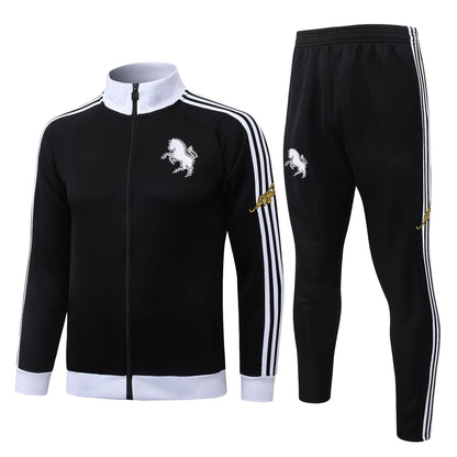 2026-27 Juventus Black Gray Full Zip Training Suit Adults Or Children