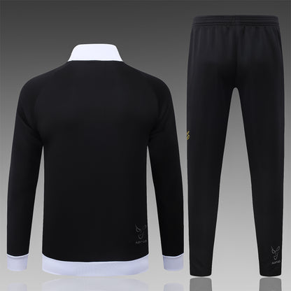 2026-27 Juventus Black Gray Full Zip Training Suit Adults Or Children