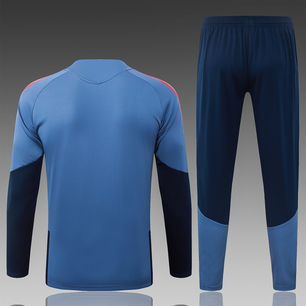 2026-27 Bayern Munich Half Zip Blue Training Suit Adults Or Children