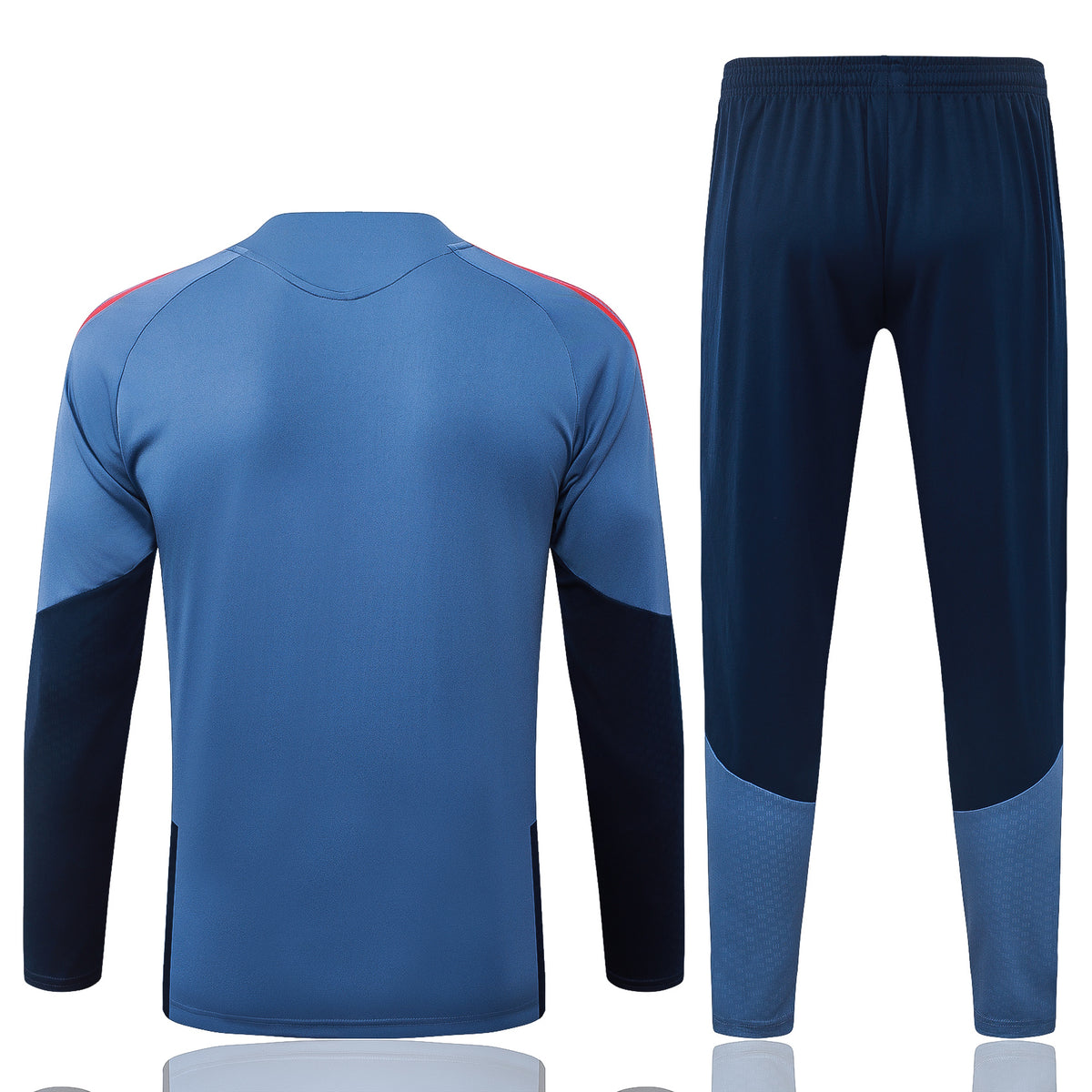 2026-27 Bayern Munich Half Zip Blue Training Suit Adults Or Children
