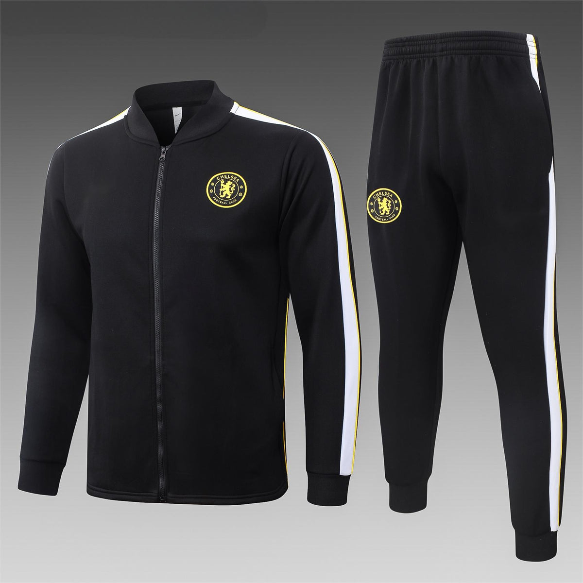 2026-27 Chelsea Black Full Zip Training Suit Adults Or Children