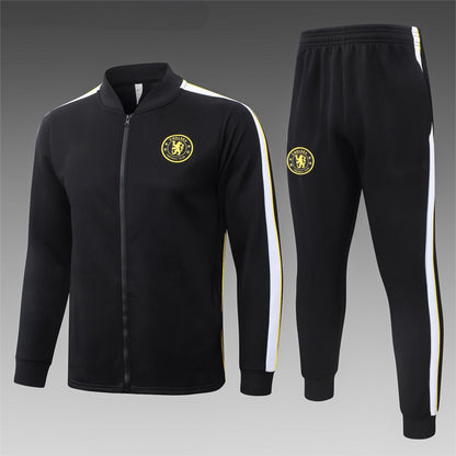 2026-27 Chelsea Black Full Zip Training Suit Adults Or Children