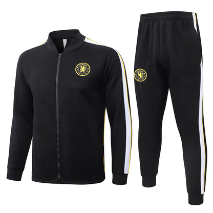 2026-27 Chelsea Black Full Zip Training Suit Adults Or Children