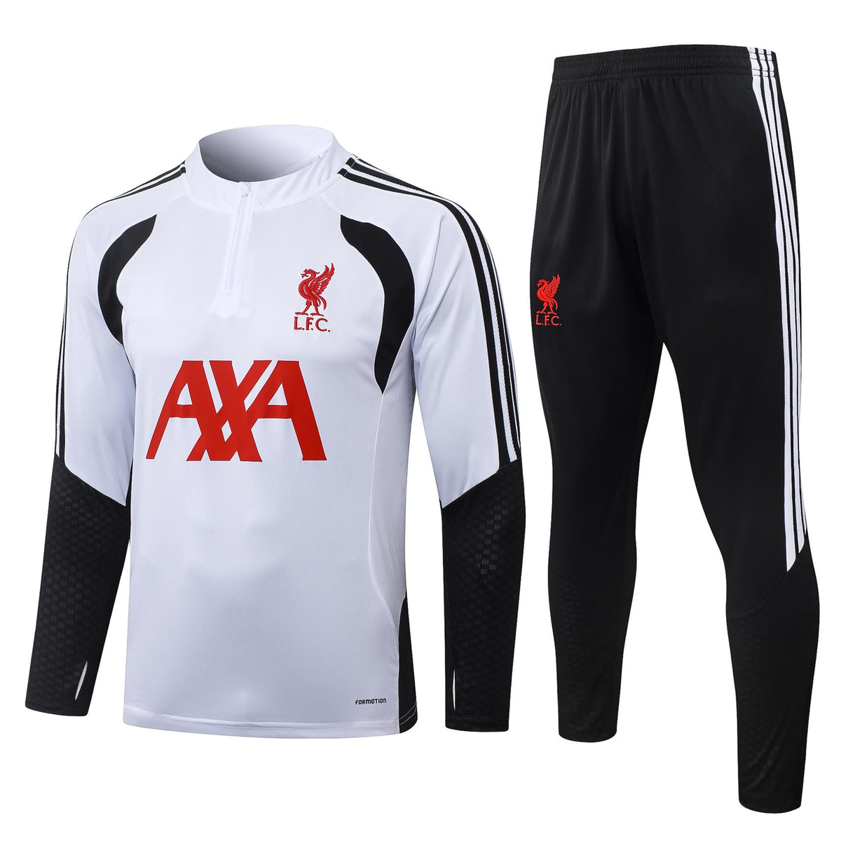 2026-27 Liverpool White Half Zip Training Suit Adults Or Children