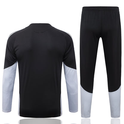 2026 Spain Black 2-star Half Zip Training Suit Adults Or Children