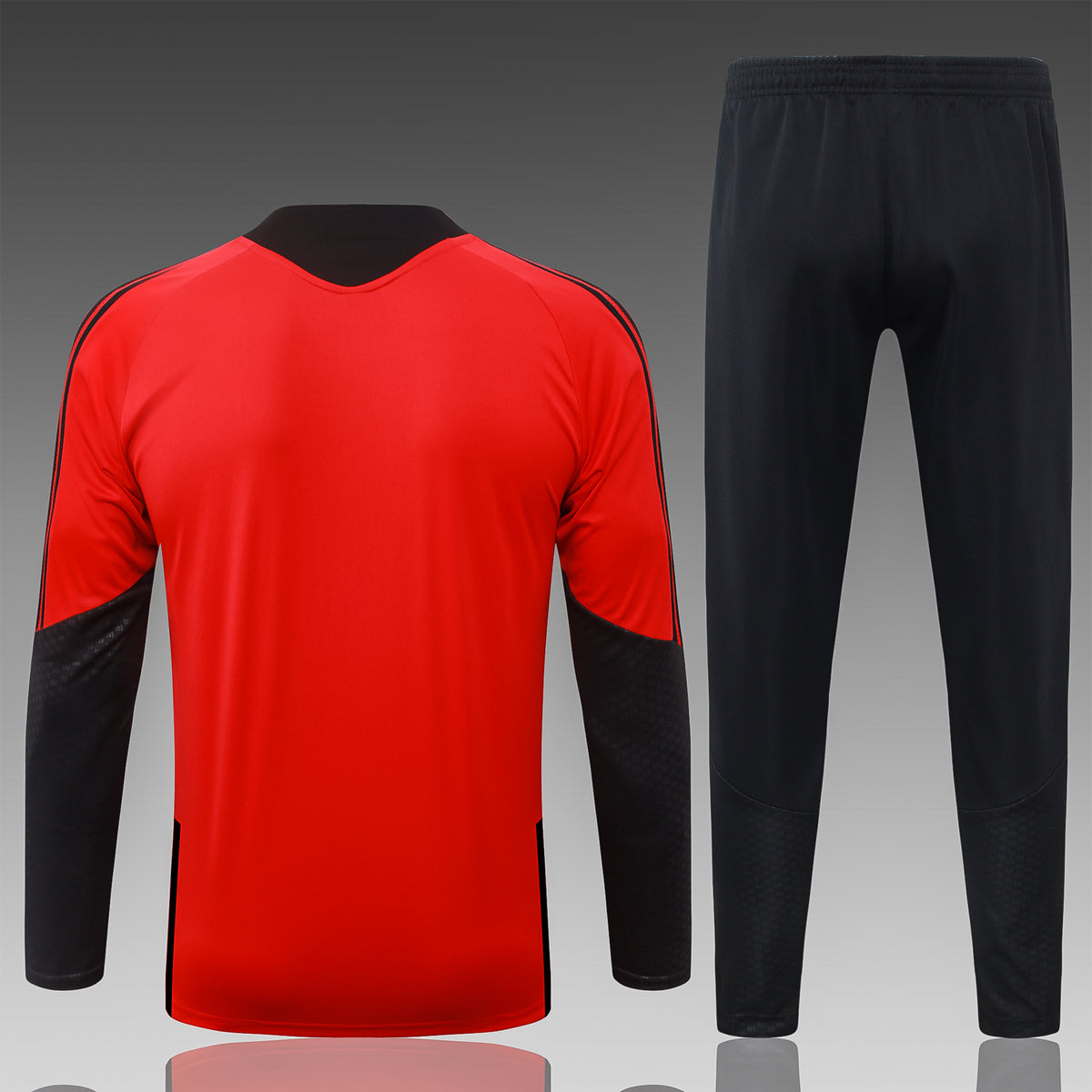 2026-27 Manchester United Red Half Zip Training Suit Adults Or Children