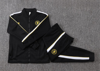 2026-27 Chelsea Black Full Zip Training Suit Adults Or Children