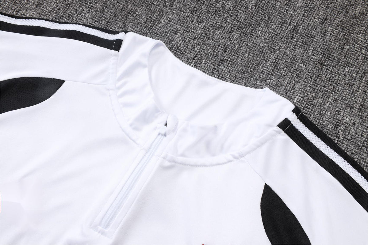 2026-27 Liverpool White Half Zip Training Suit Adults Or Children