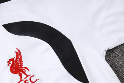 2026-27 Liverpool White Half Zip Training Suit Adults Or Children