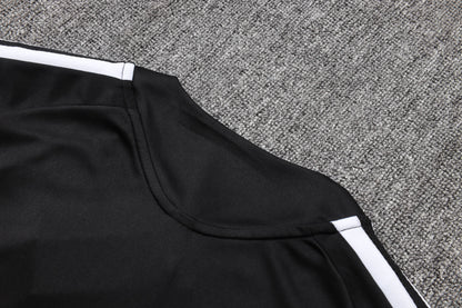 2026 Spain Black 2-star Half Zip Training Suit Adults Or Children