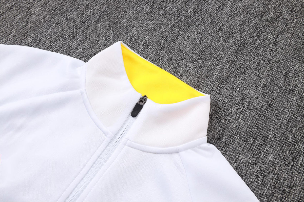 2026 Brazil White Full Zip Training Suit Adults Or Children