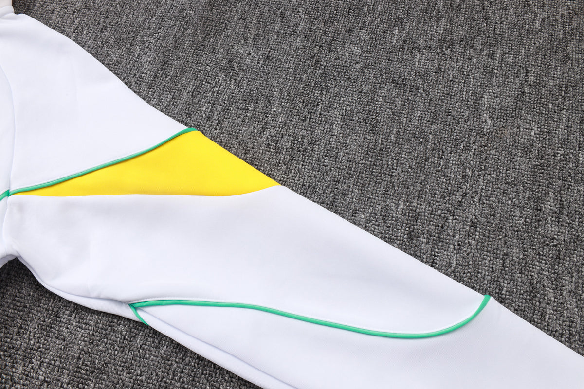 2026 Brazil White Full Zip Training Suit Adults Or Children