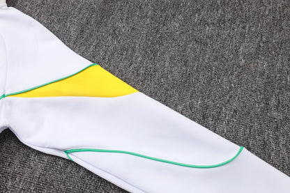 2026 Brazil White Full Zip Training Suit Adults Or Children