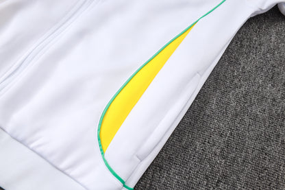 2026 Brazil White Full Zip Training Suit Adults Or Children