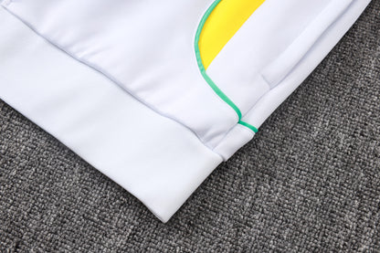 2026 Brazil White Full Zip Training Suit Adults Or Children
