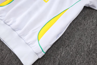 2026 Brazil White Full Zip Training Suit Adults Or Children