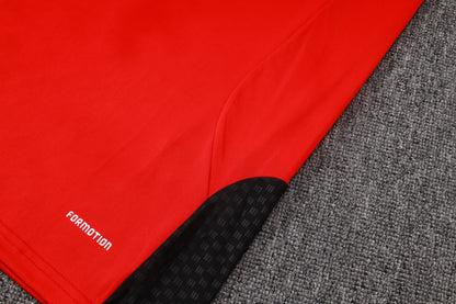 2026-27 Manchester United Red Half Zip Training Suit Adults Or Children