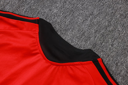 2026-27 Manchester United Red Half Zip Training Suit Adults Or Children