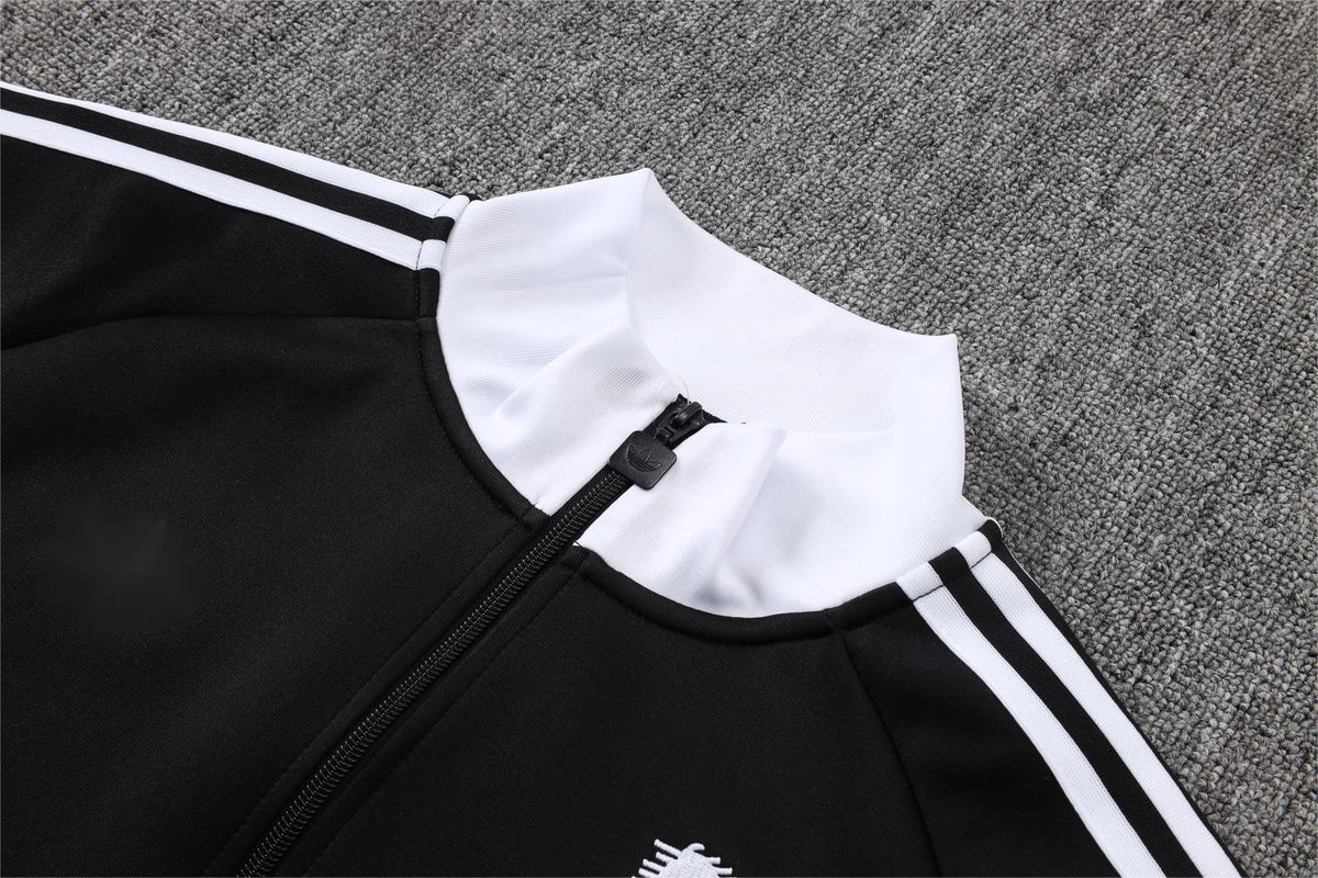 2026-27 Juventus Black Gray Full Zip Training Suit Adults Or Children