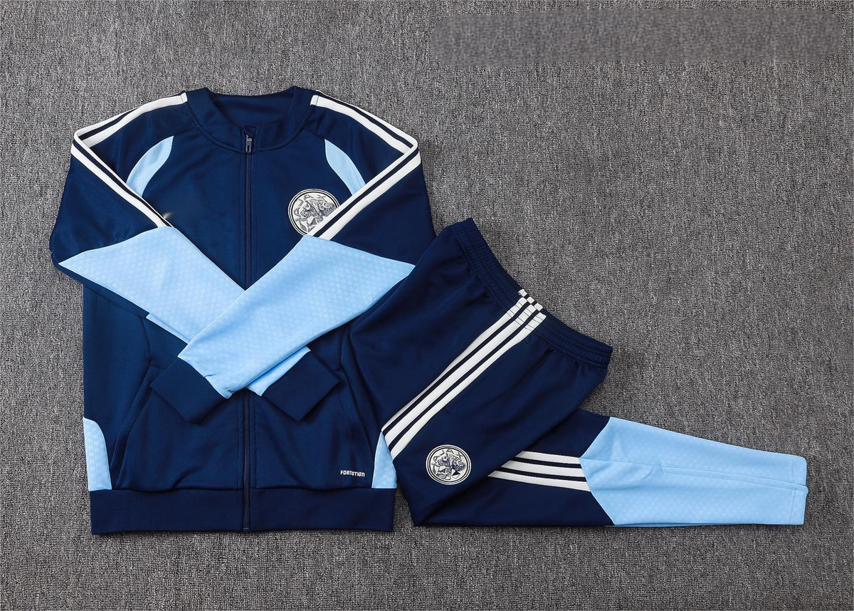 2026-27 Ajax Deep Blue Full Zip Training Suit Adults Or Children