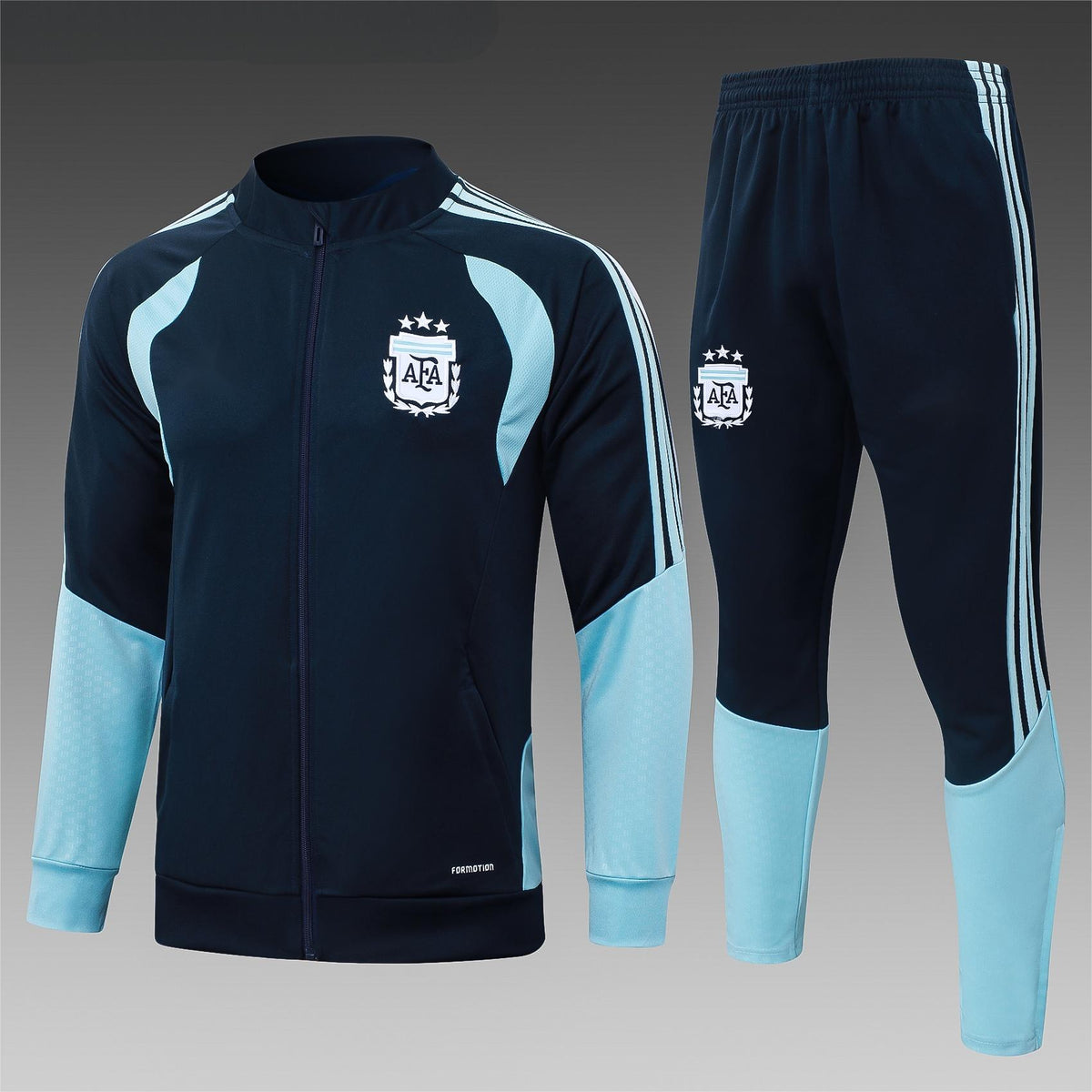 2026 Argentina Royal Blue Full Zip Training Suit Adults Or Children