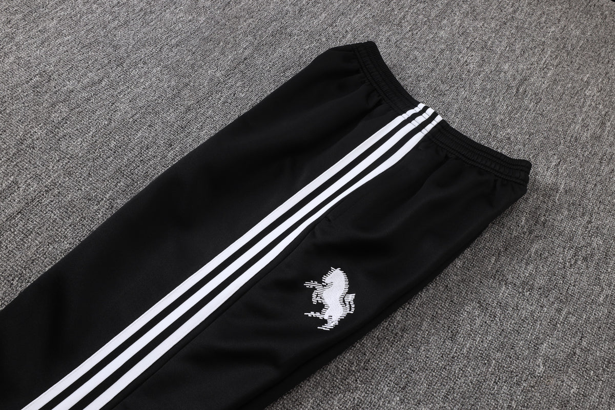 2026-27 Juventus Black Gray Full Zip Training Suit Adults Or Children