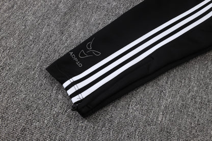 2026-27 Juventus Black Gray Full Zip Training Suit Adults Or Children