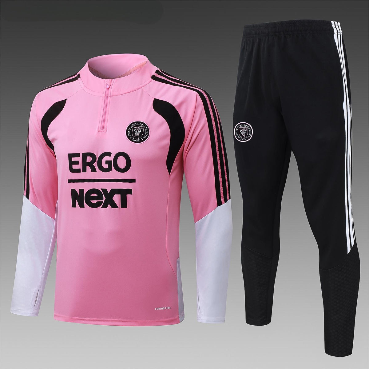 2026-27 Miami Pink Half Zip Training Suit Adults Or Children