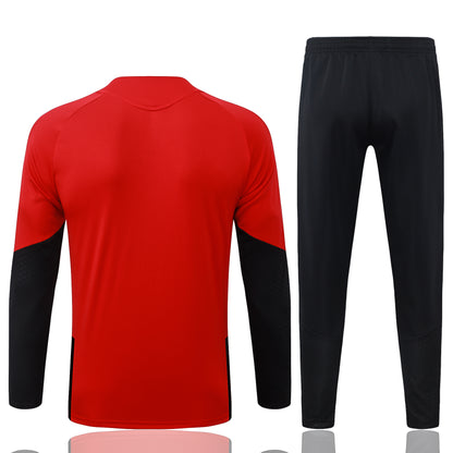 2026-27 Arsenal Red Half Zip Training Suit Adults Or Children
