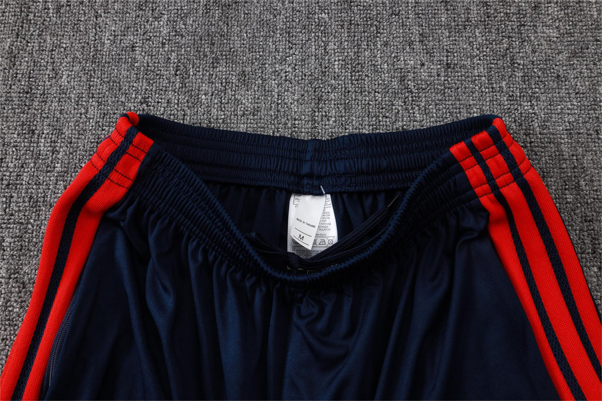 2026-27 Bayern Munich Half Zip Blue Training Suit Adults Or Children