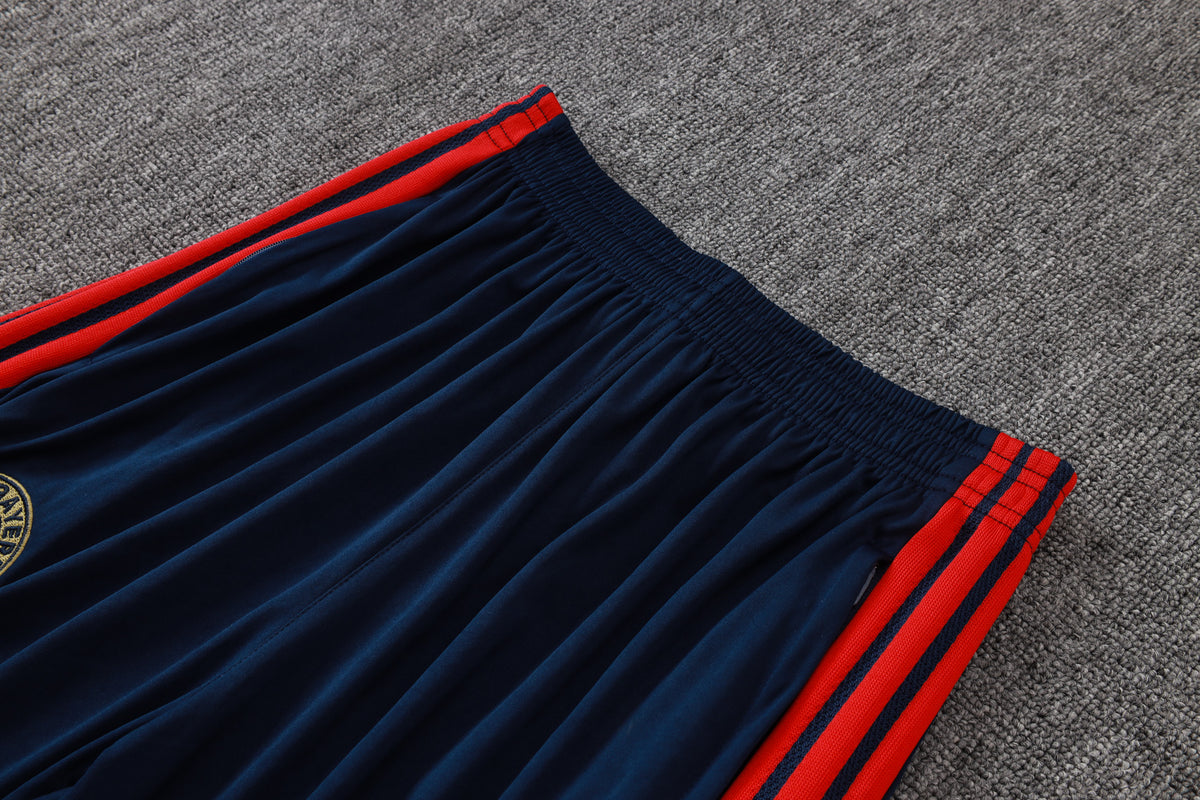 2026-27 Bayern Munich Half Zip Blue Training Suit Adults Or Children