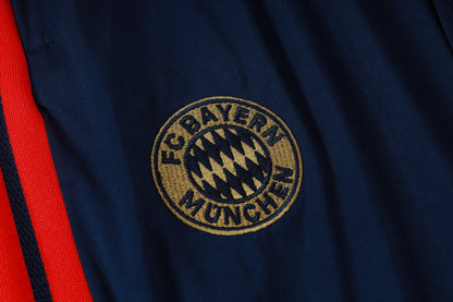 2026-27 Bayern Munich Half Zip Blue Training Suit Adults Or Children