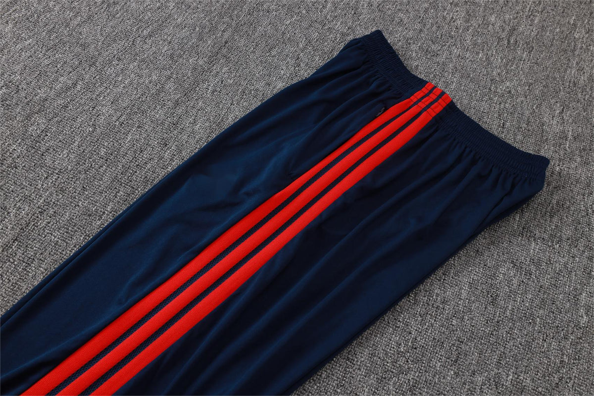 2026-27 Bayern Munich Half Zip Blue Training Suit Adults Or Children