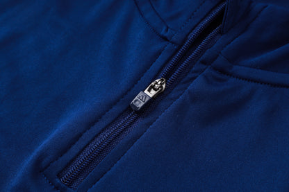 2026-27 Real Madrid Royal Blue Half Zip Training Suit Adults Or Children