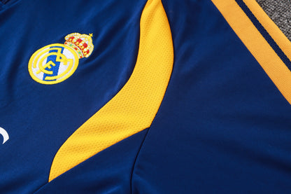 2026-27 Real Madrid Royal Blue Half Zip Training Suit Adults Or Children
