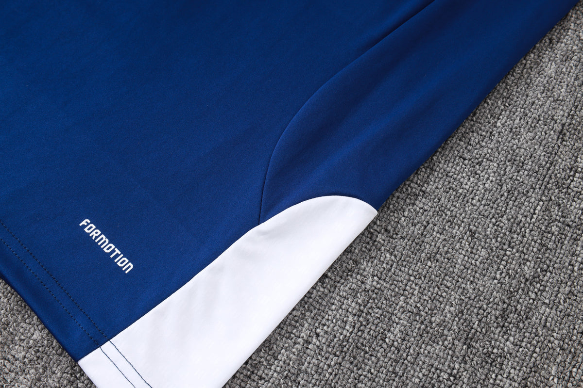 2026-27 Real Madrid Royal Blue Half Zip Training Suit Adults Or Children