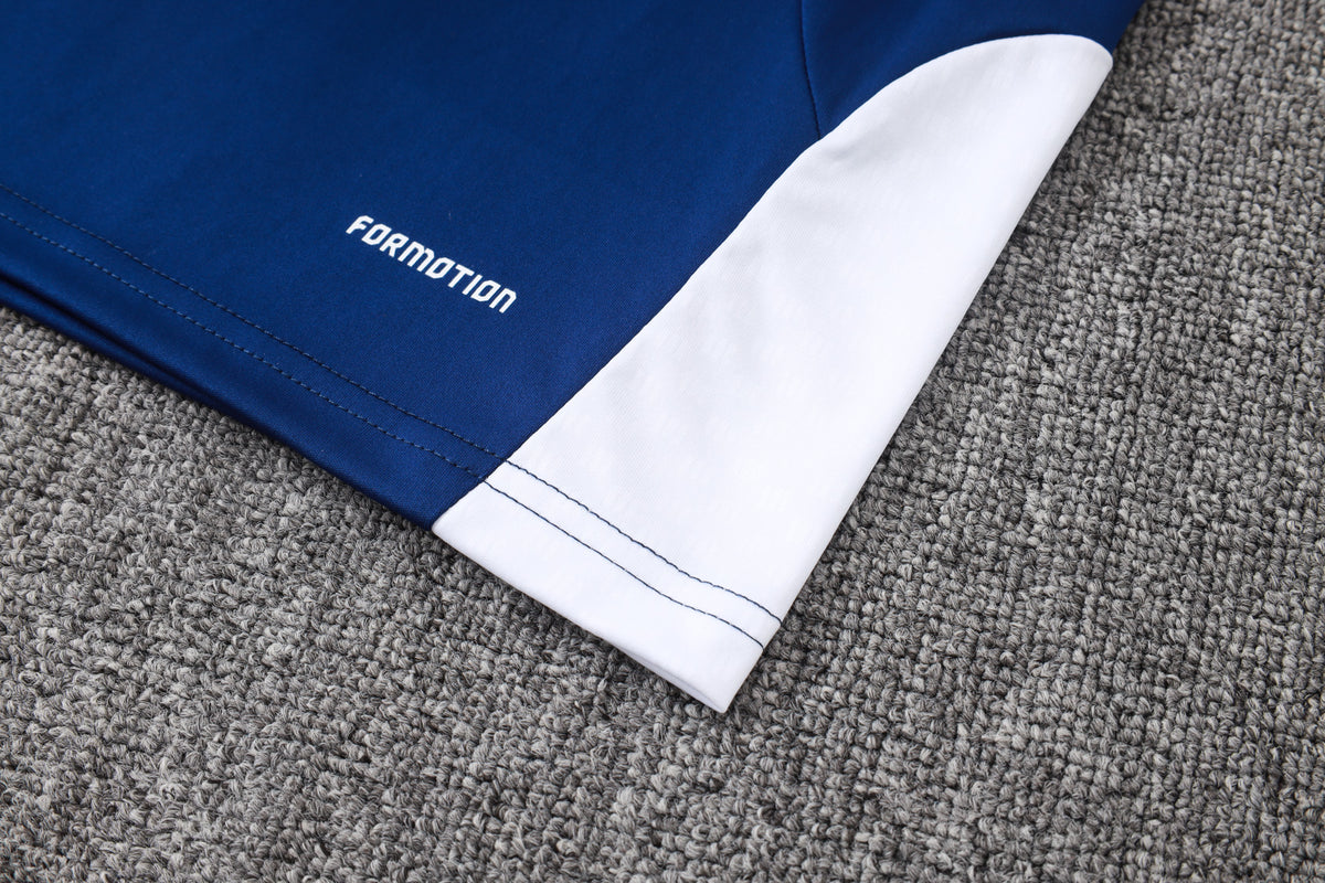 2026-27 Real Madrid Royal Blue Half Zip Training Suit Adults Or Children