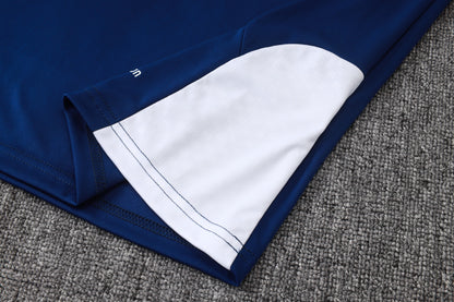 2026-27 Real Madrid Royal Blue Half Zip Training Suit Adults Or Children