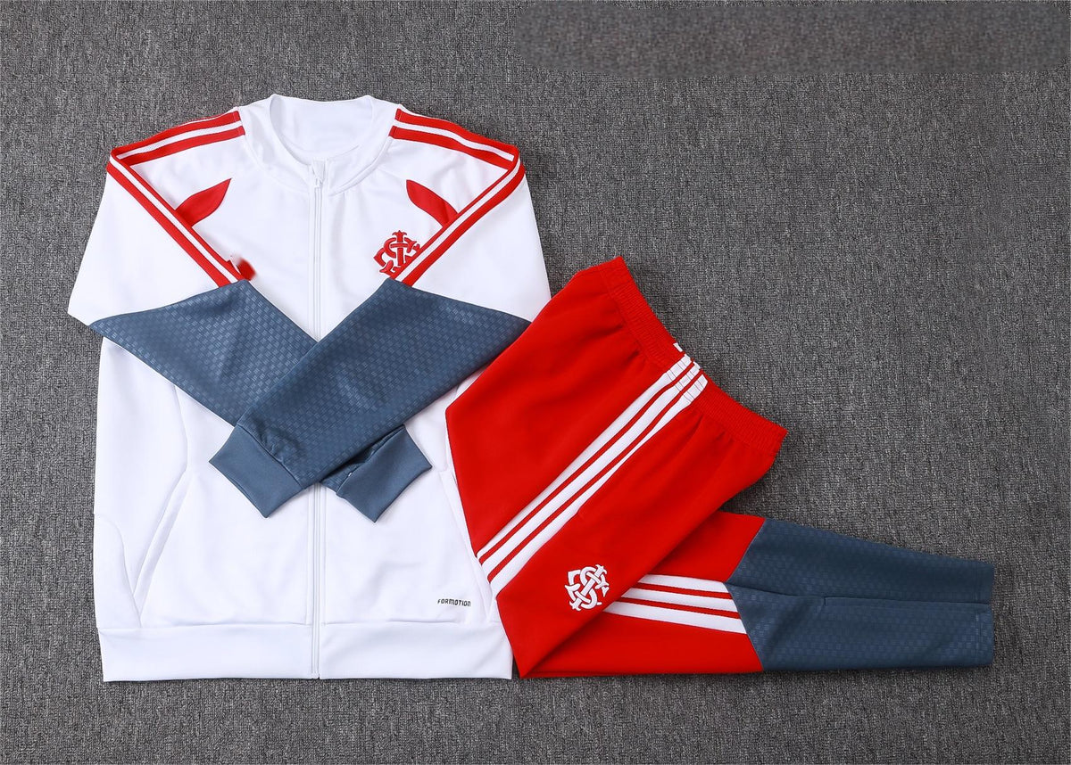 2026-27 Internacional White Full Zip Training Suit Adults Or Children