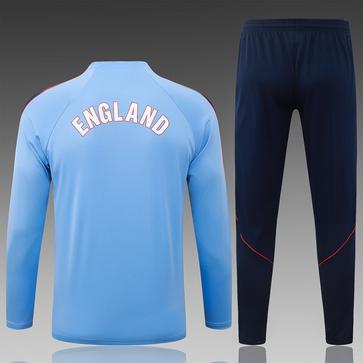 2026 England Light Blue Half Zip Training Suit Adults Or Children