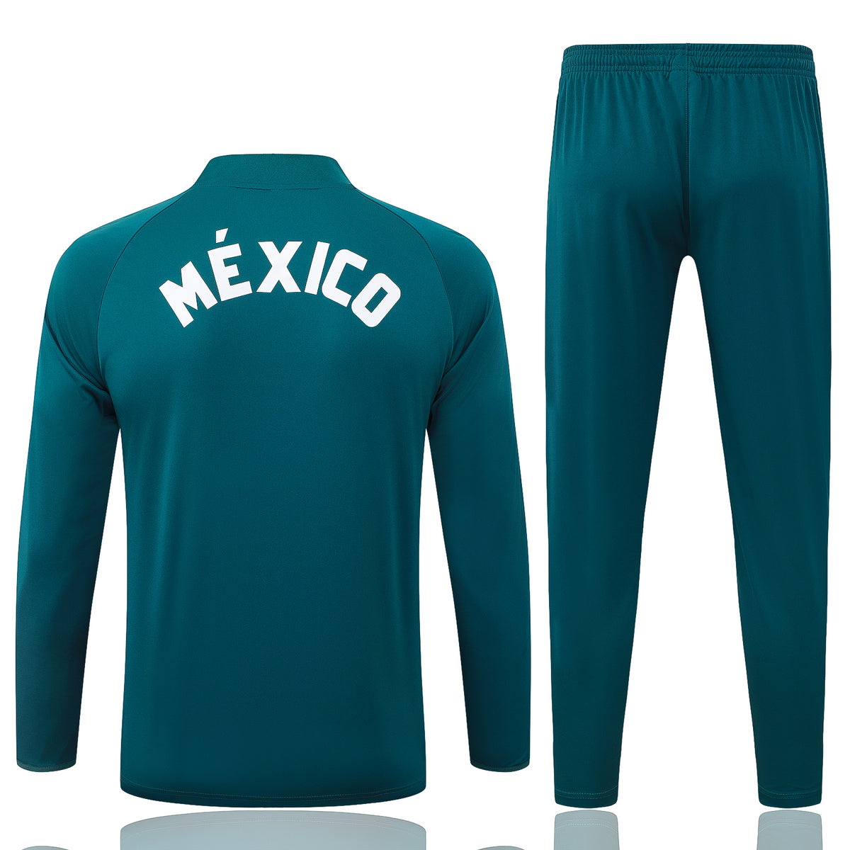2026 Mexico Dark Green Half Zip Training Suit Adults Or Children