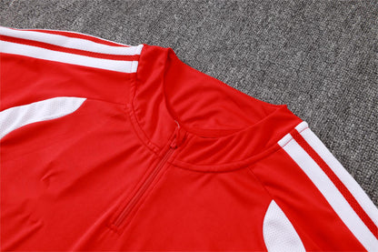 2026-27 Arsenal Red Half Zip Training Suit Adults Or Children