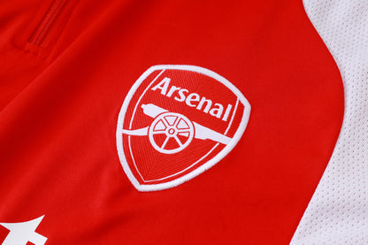 2026-27 Arsenal Red Half Zip Training Suit Adults Or Children