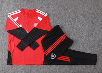 2026-27 Arsenal Red Half Zip Training Suit Adults Or Children