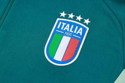 2024-25 Italy Dark Green Training Suit S-2XL