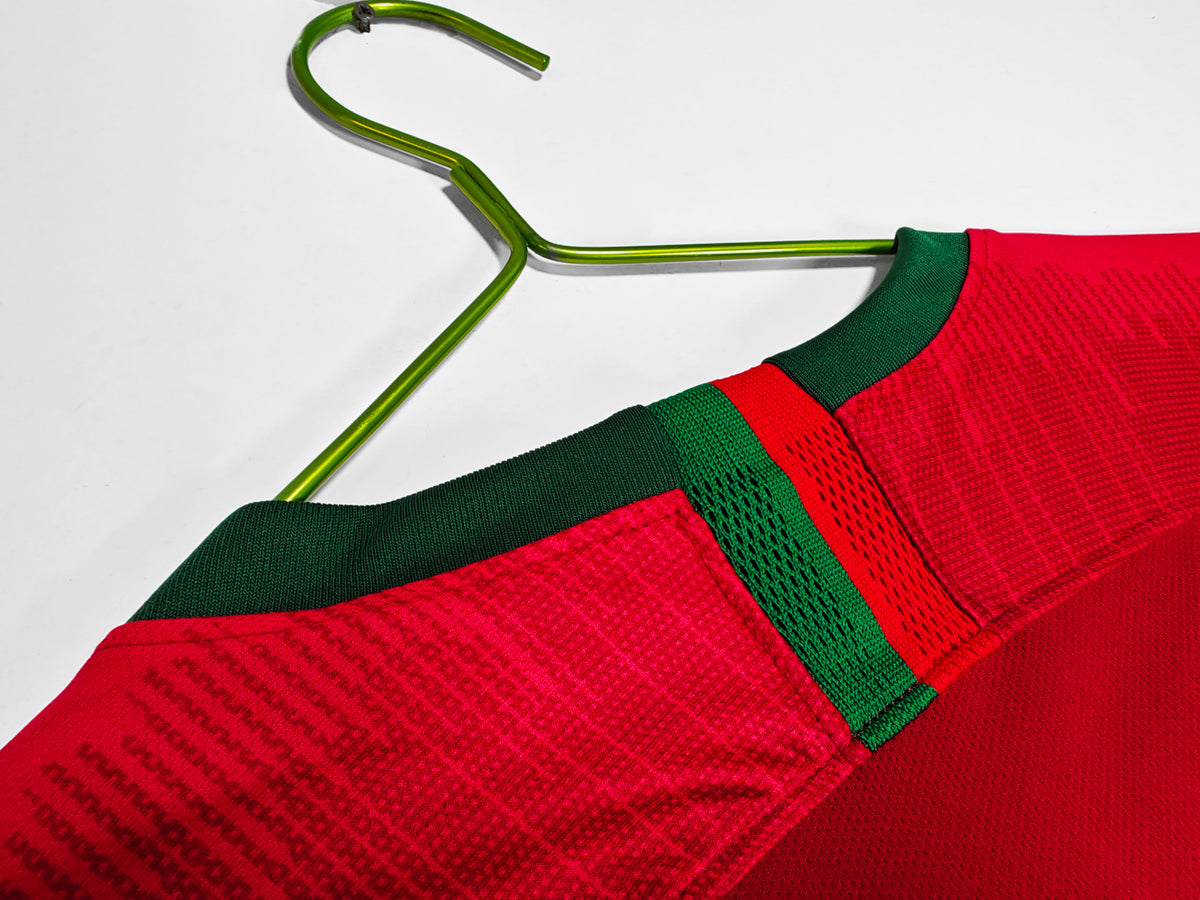 2018 Portugal Home Retro Long Sleeve S-2XL