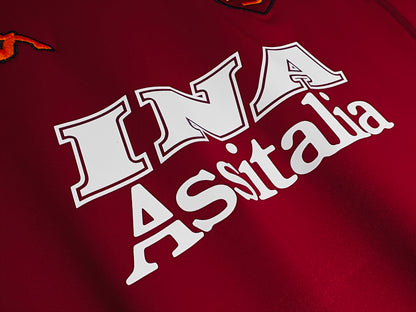 2001-02 Roma Retro Long Sleeve S-2XL