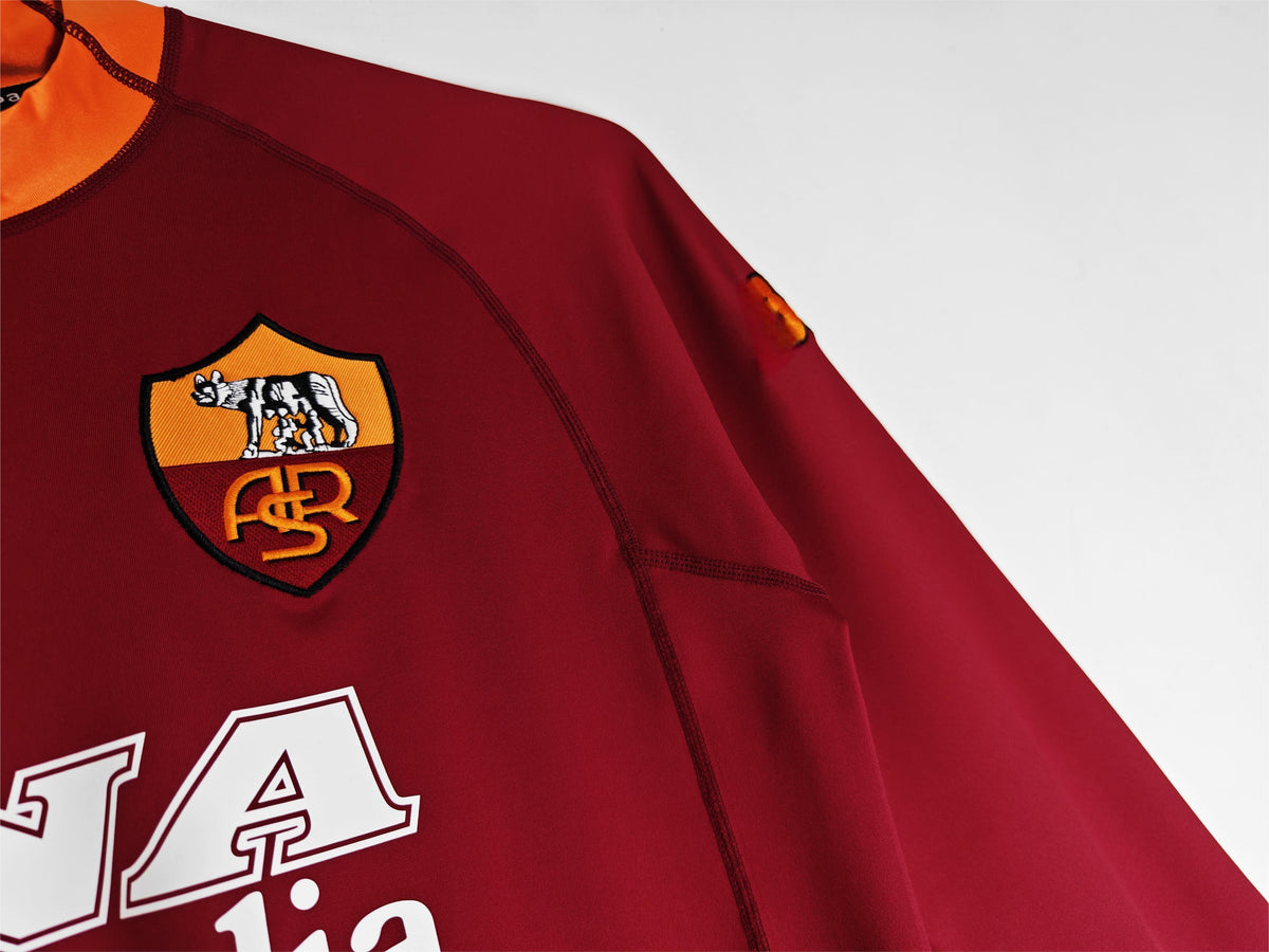 2001-02 Roma Retro Long Sleeve S-2XL